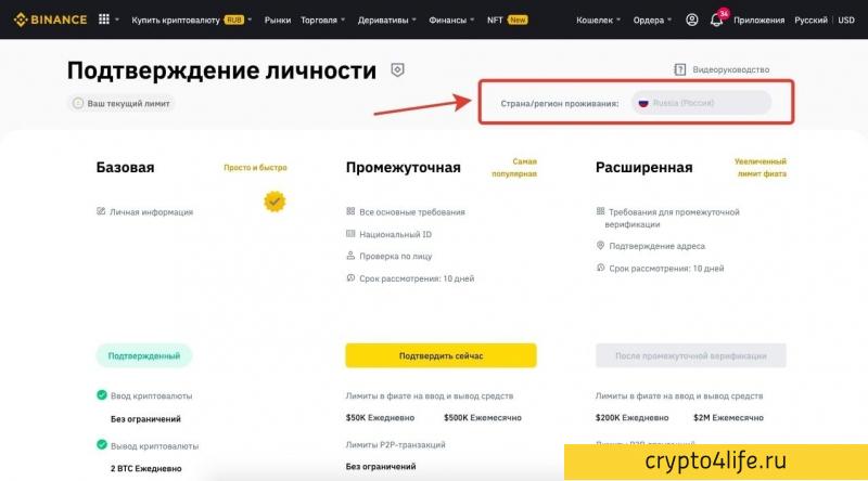 Криптовалютная биржа Binance в 2022 году: регистрация, торговля, отзывы