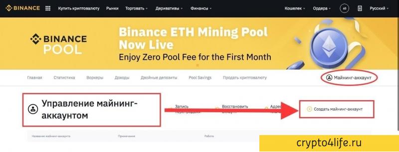 Пул облачного майнинга Binance в 2022 году