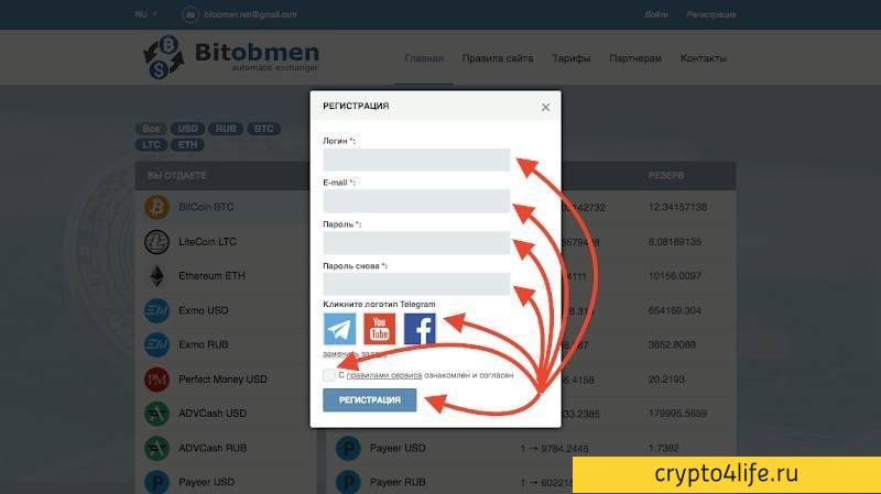 Обменник Bitobmen.net: обзор, инструкция, комиссии