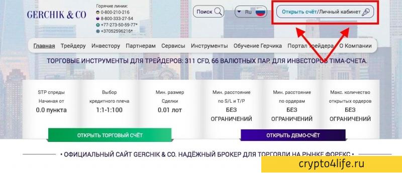 Обзор брокерской компании Gerchik & Co: регистрация, торговля, отзывы