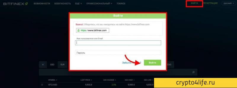 Обзор криптовалютной биржи Bitfinex: регистрация, ввод и вывод, комиссии, отзывы