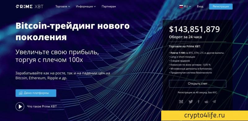 Обзор Prime XBT: новое поколение активной онлайн-торговли